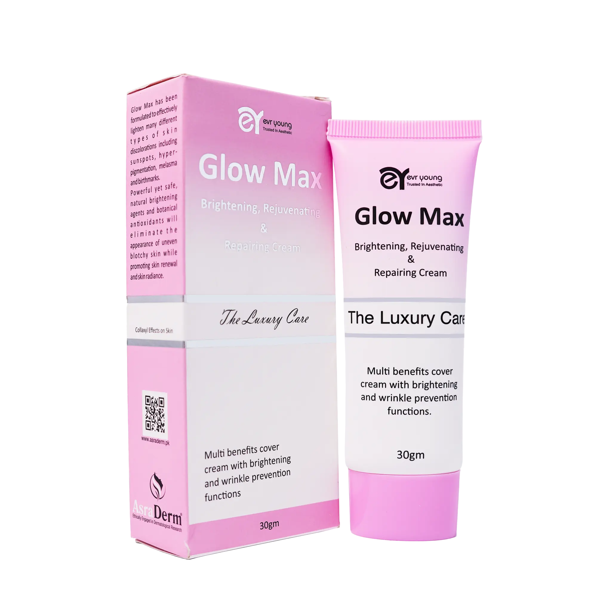 Glow Max whitening Cream Brightens Rejuvenate Repairs Skin