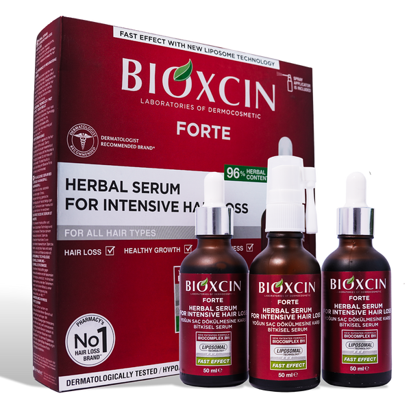 Bioxcin Forte Herbal Serum Spray: For Thicker, Stronger Hair