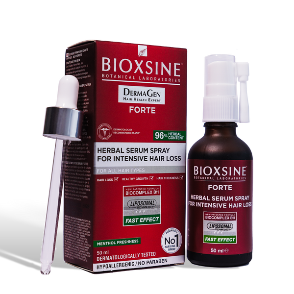 Bioxsine Forte Herbal Spray 50ml: Reduce Hair Loss & Boost Growth