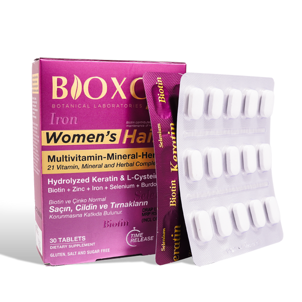 Bioxcin's Best Multivitamin Tablets for Women's Hair in Pakistan