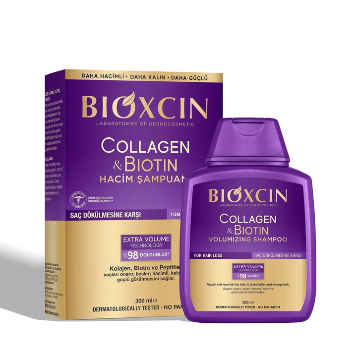 Bioxcin Collagen & Biotin Volumizing Shampoo