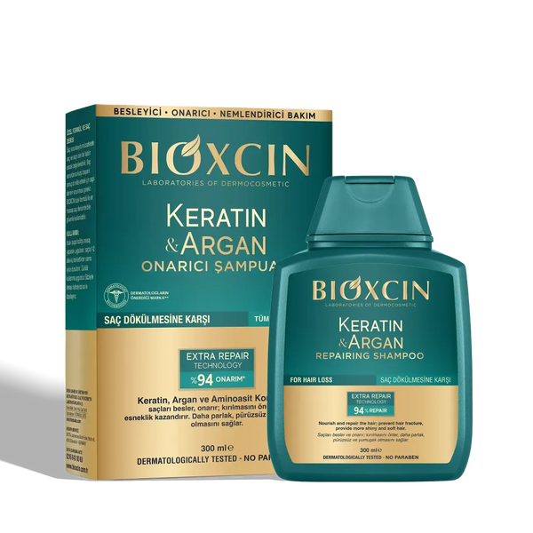 Bioxcin Keratin & Argan Repairing Shampoo