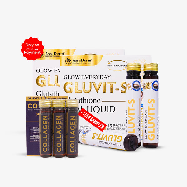 Buy 2 Gluvit-s Glutathione Packs at 15% Off + Free Collagen Sample