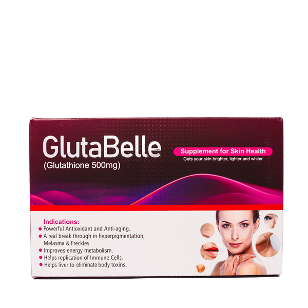 Gluta Belle Tab, Whiten Skin, Fight Aging with Glutathione