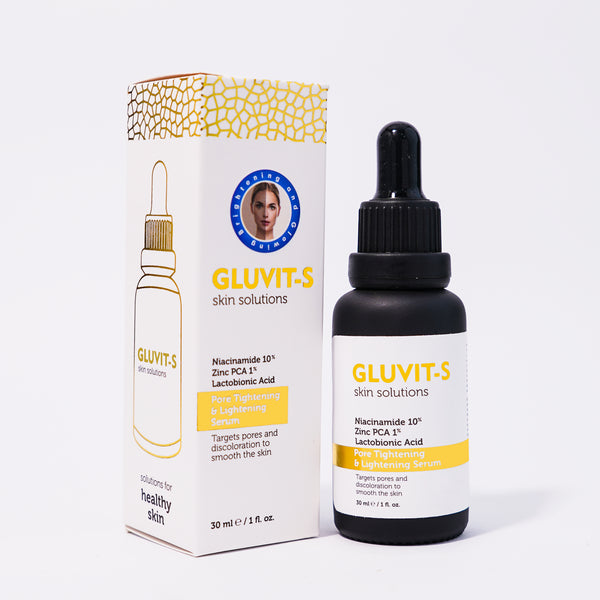 Gluvit-S Skin Solutions Pore Tightening & Lightening Serum