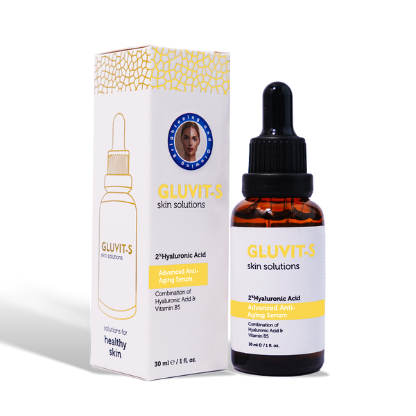 Gluvit-S Advance Anti Aging Serum: Fight Wrinkles, Boost collagen & Glowing Skin