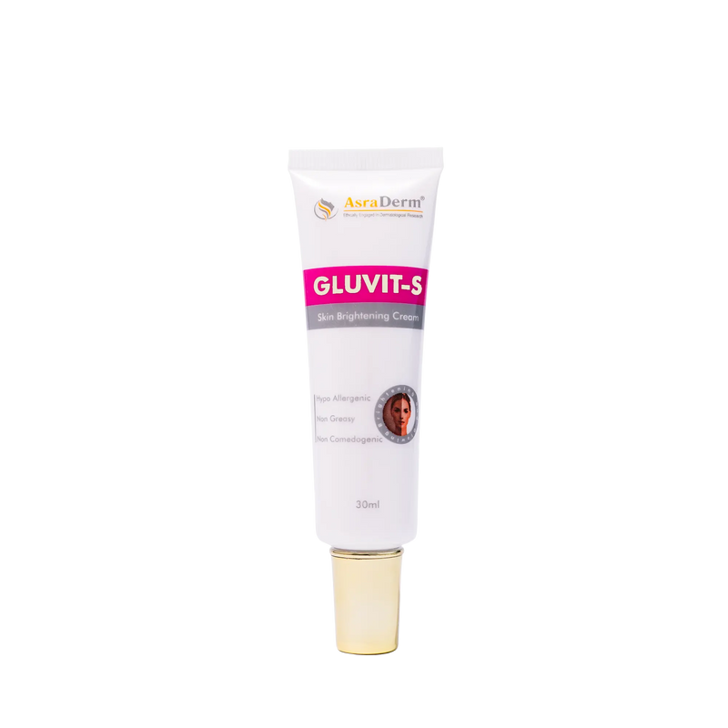 Gluvit-S Skin Brightening Cream, evens tone, and reduces signs of aging