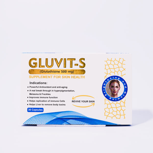 Gluvit-s Glutathione Capsules: Best Skincare Supplement in Pakistan