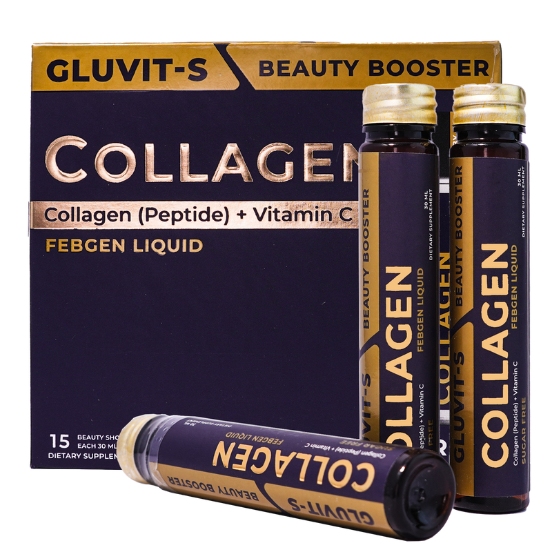 Gluvit-S Collagen Febgen LIQUID Your Beauty Booster