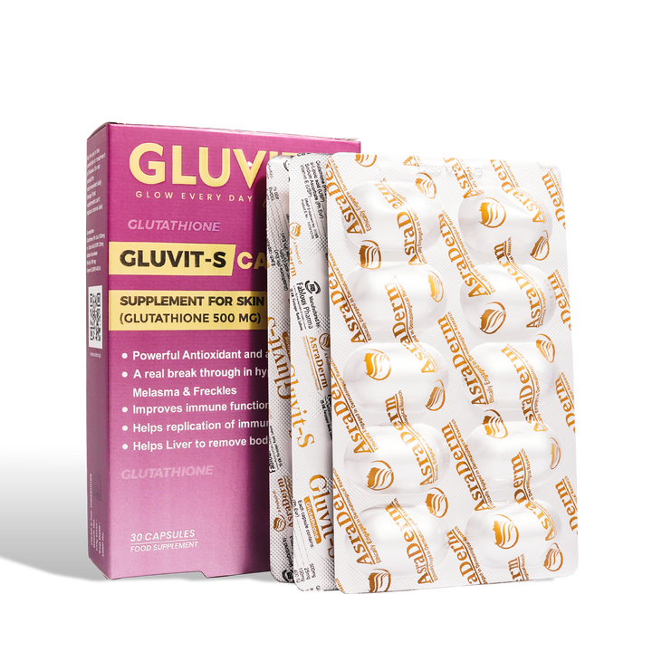 Gluvit-s Glutathione Capsules: Best Skincare Supplement in Pakistan