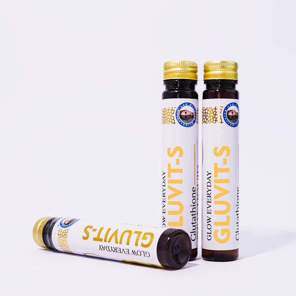 Gluvit-S Glutathione Oral Liquid: For Clear, Radiant, Brighter Skin & Reduce Wrinkles