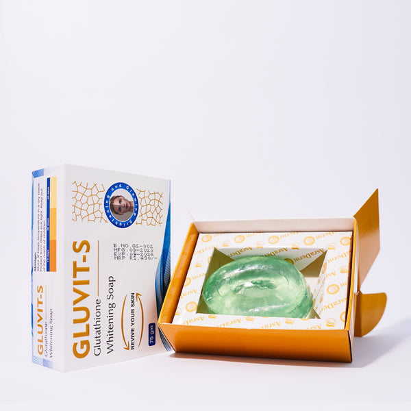 Gluvit-S Whitening Soap: Radiant, Flawless Skin & Reduced Dark Spots