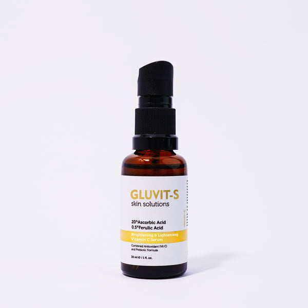 Gluvit-S Vitamin C Serum with Ferulic Acid: Brighten Skin & Reduce Dark Spots