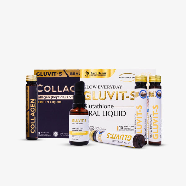 Gluvit-S Glowing Get-Up Bundle: Get Clearer, Brighter, Younger Skin