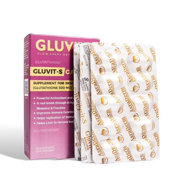 Gluvit-S Glutathione capsules for skin brightening