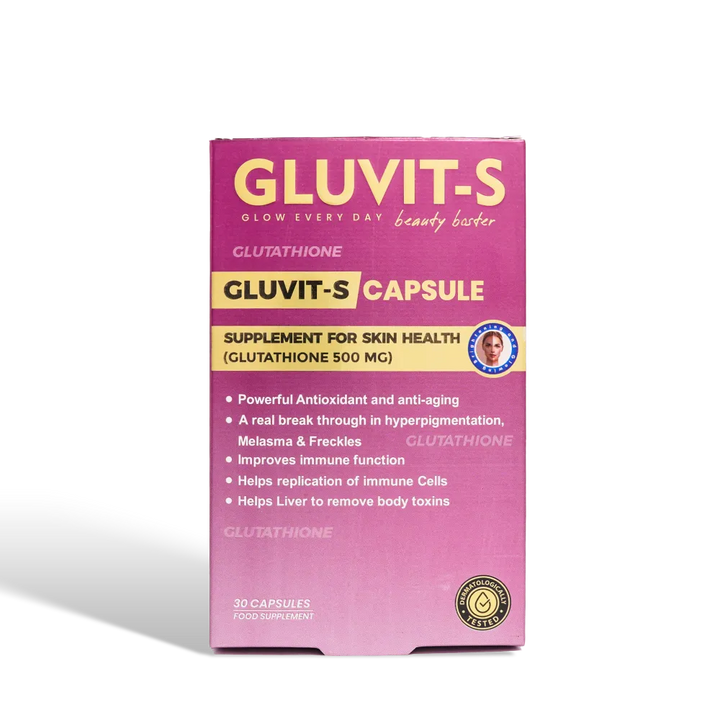 Gluvit-S Glutathione capsules for skin brightening