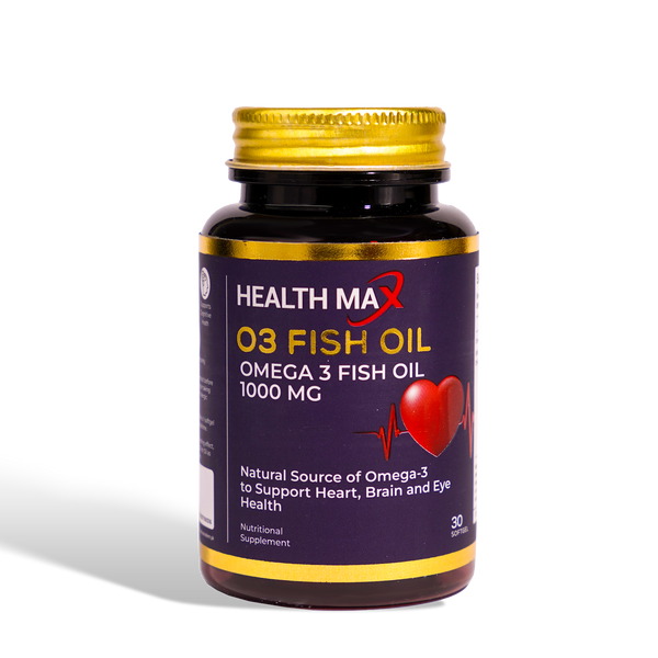 Best Omega-3 Supplement in Pakistan : Health Max O3 Fish Oil