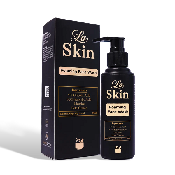 LA Skin Foaming Face Wash with 5% Glcolic acid & 0.5% Salicylic Acid