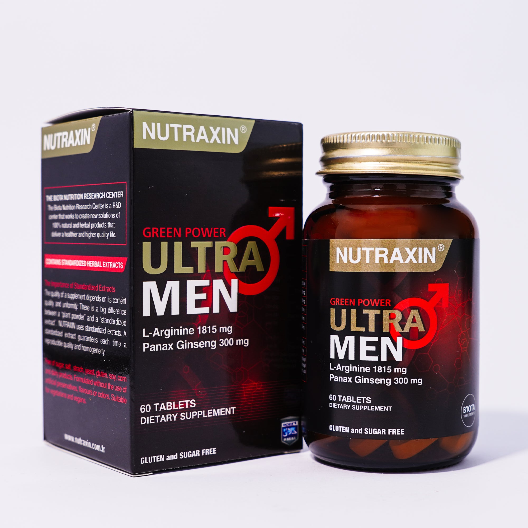 Nutraxin Ultra Men Tabs: L-Arginine & Plant Extracts for Men's Health ...