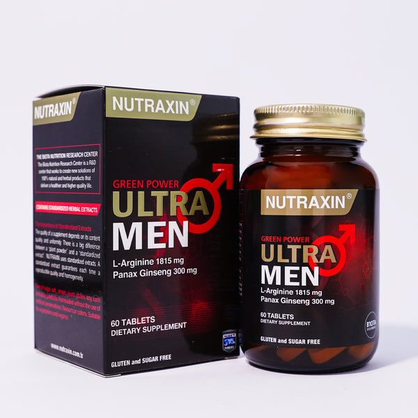 Nutraxin Ultra Men Tabs: L-Arginine & Plant Extracts for Men's Health