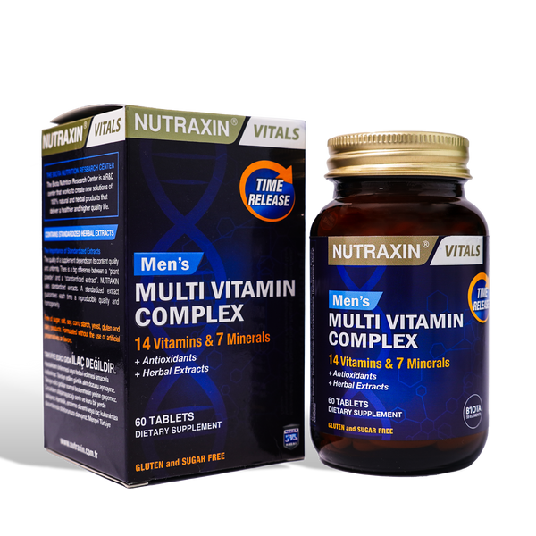 Nutraxin's Best Multivitamins Complex for Men's Health in Pakistan