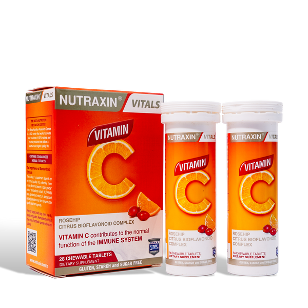 Nutraxin Vitamin-C Chewable Tablets | Buy Online in Pakistan