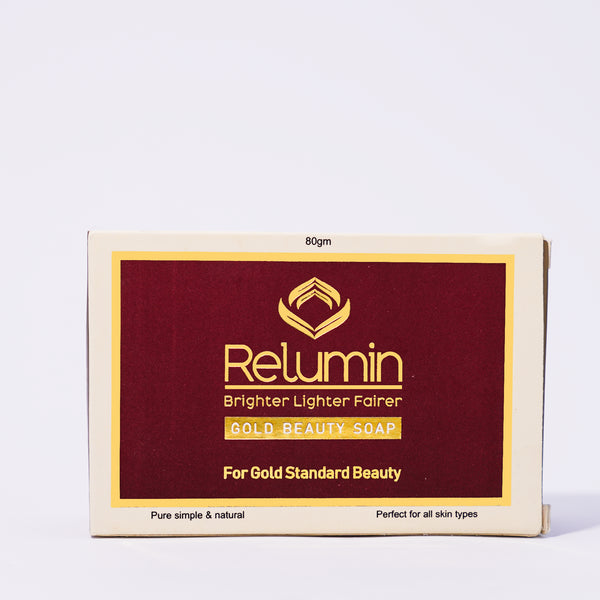 Relumin 24K Gold Beauty Soap for Brighter, Lighter and Fairer skin