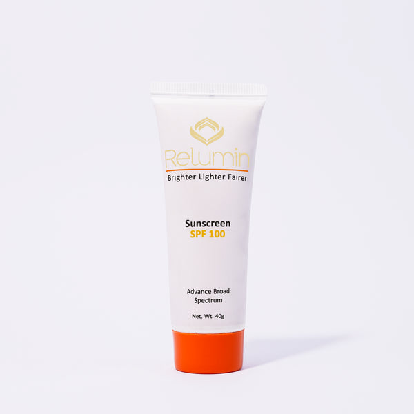 Relumin Sunscreen SPF 100: Best sunscreen for dry skin in Pakistan
